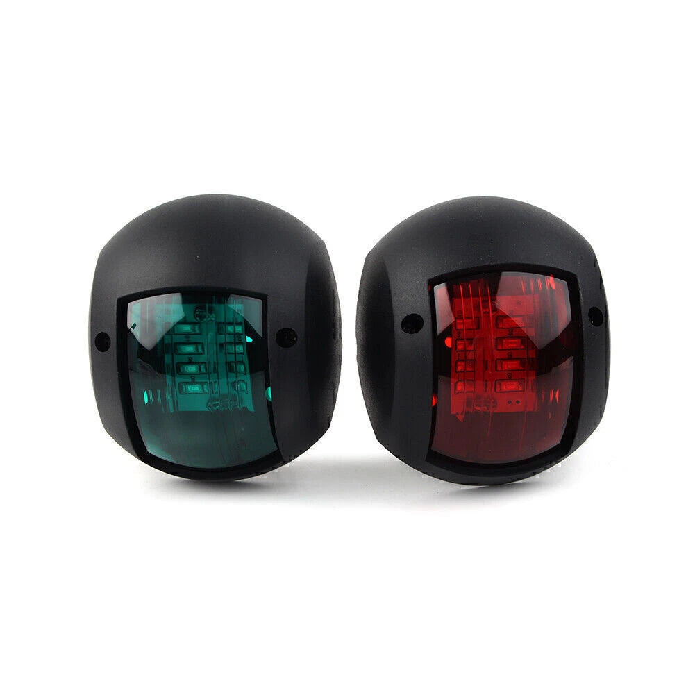 2X LED Navigation Light for Marine Boat (12V) - Green Red Side Starboard