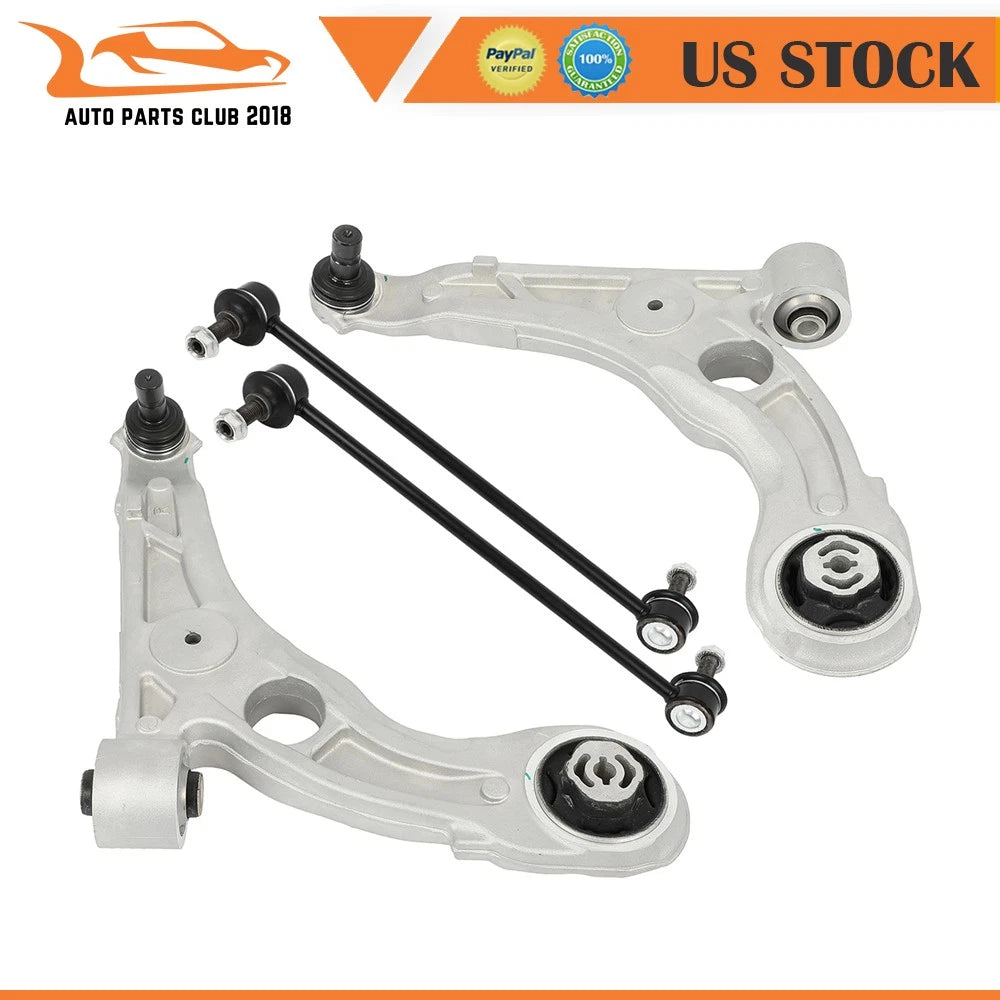 Set of 4 Front Lower Control Arms with Ball Joints for Chrysler 200 (2016–2017)