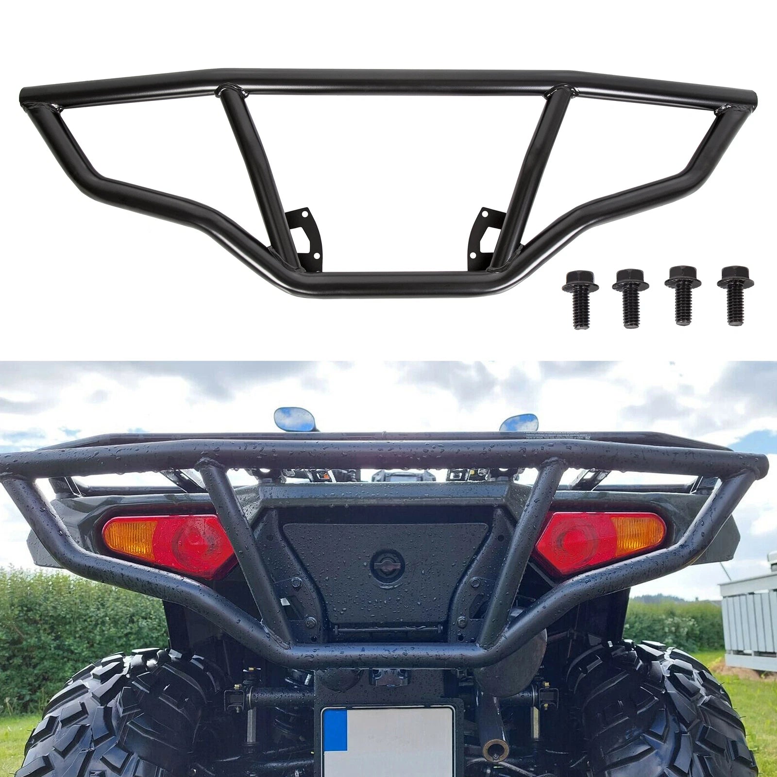 Rear Brush Guard Bumper for Polaris Sportsman 450 570 ETX (2014–2023)