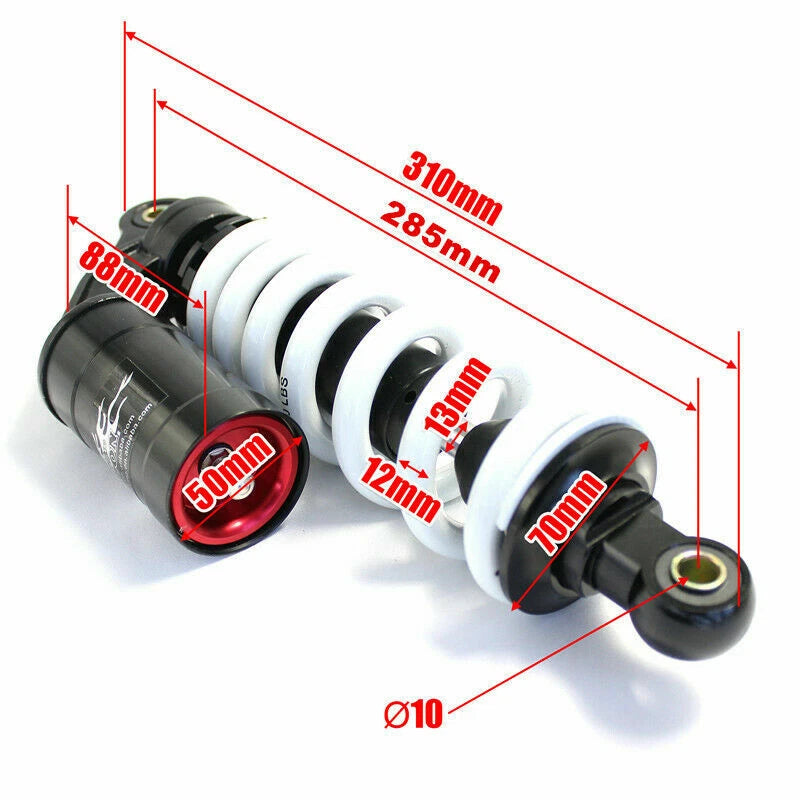 Rear Shock Absorber for PIT QUAD DIRT BIKE ATV BUGGY (285mm)