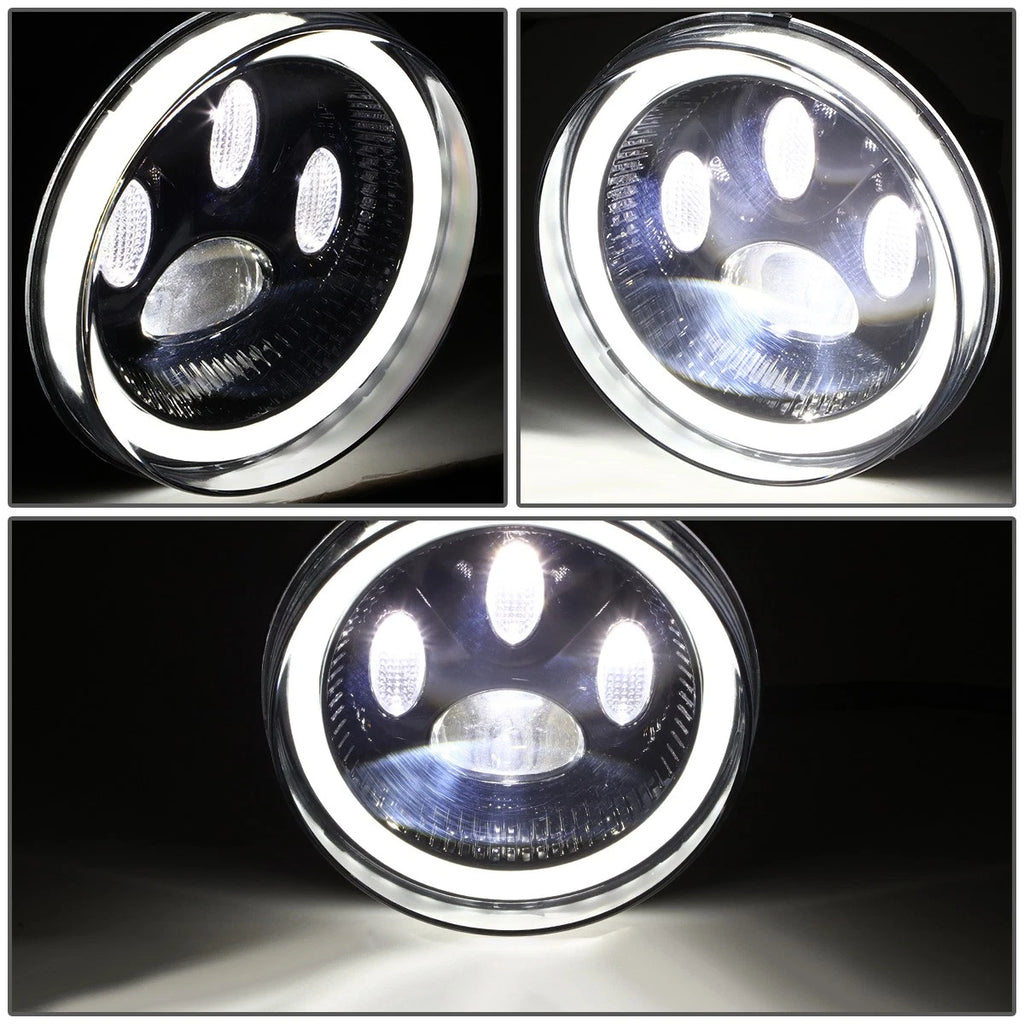 LED Halo Projector Fog Lights for Sierra 1500/2500/3500 (2007–2014)