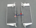Aluminum Radiator + Blue Hose for Honda CR250R CR250 (1985-1987)