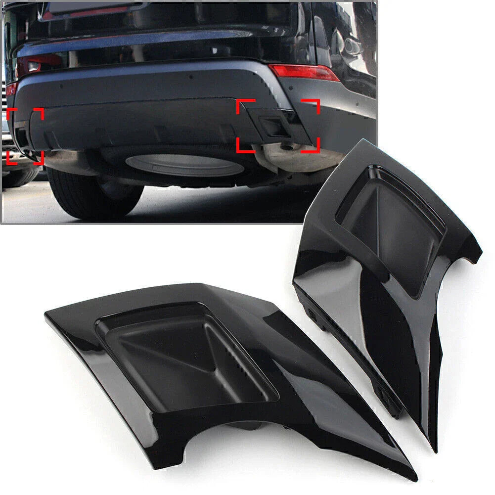 Black Tail Exhaust Covers for Land Rover Discovery (2017-2021)