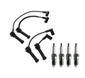Denso 7mm Wire Set & 4 U-Groove Spark Plugs Kit for Mazda 6 i (2003–2008)