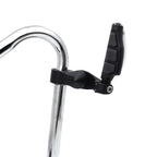 1.25" Black Highway Radical Flat Stiletto Foot Peg Clamp for Harley Sportster