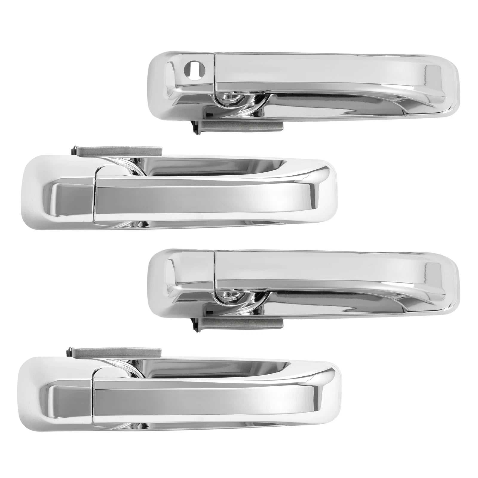Set of 4 Chrome Exterior Door Handles for Dodge Ram 1500/2500 (2009–2024)
