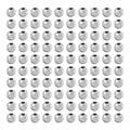 100pcs Fly Tying Beads Set in Gold and Silver for Fishing Flies