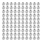 100pcs Fly Tying Beads Set in Gold and Silver for Fishing Flies