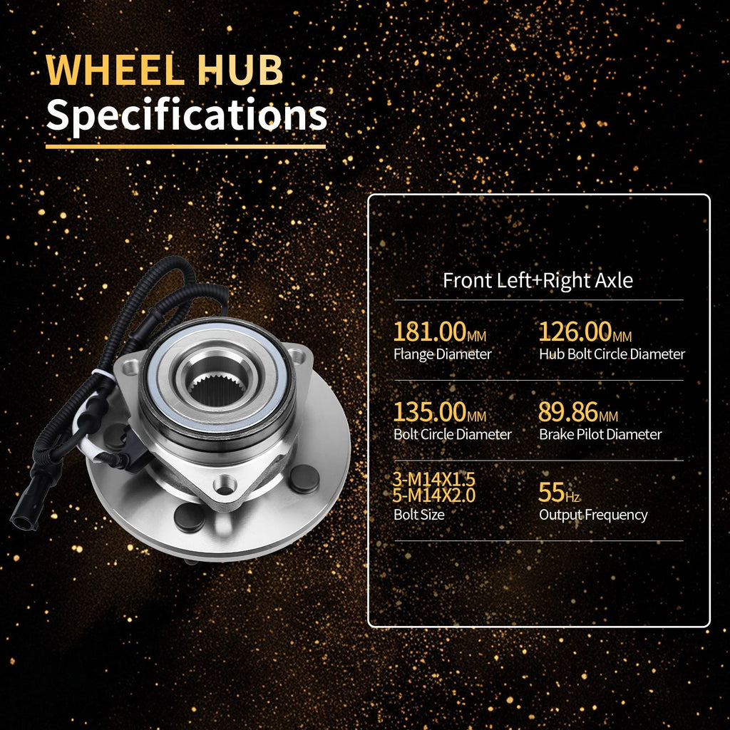 Front Wheel Bearing for Ford F-150 4WD (2000-2003)