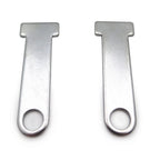 2X Helmet Strap D-Ring Steel Lock Extensions for Universal Motorcycle