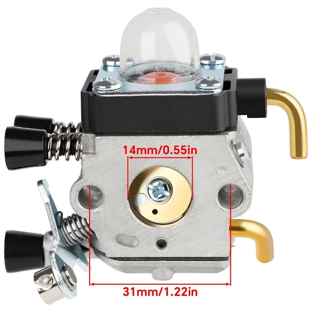 Carburetor Tune Up Kit for FS85 FS80 (Includes Air Filter Fuel Line Gaskets)