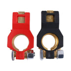 Set of 2 Positive Negative Battery Terminals for Nissan Forklift (24340-7F001)