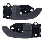 Door Handle Inner 2x Grey for Hyundai Santa Fe (2000–2005)