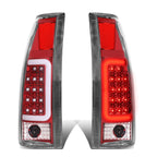 Set of 8 Chrome Headlight, Bumper, Corner, Red 3D LED Tail Light for C10 C/K Truck (1994–2002)