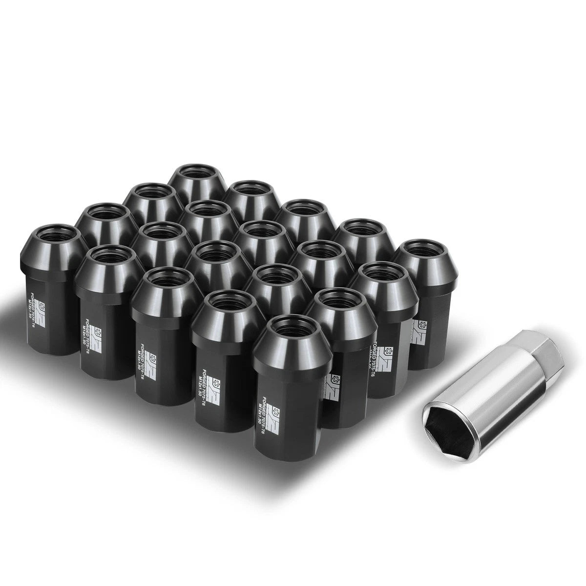 Set of 20 Closed End Lug Nuts M12 X1.5 25mm OD/42mm Height for J2 Engineering