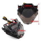 Integrated LED Brake Tail Light Turn Signals for Yamaha YZF-R3 MT-03 (2015–2023)