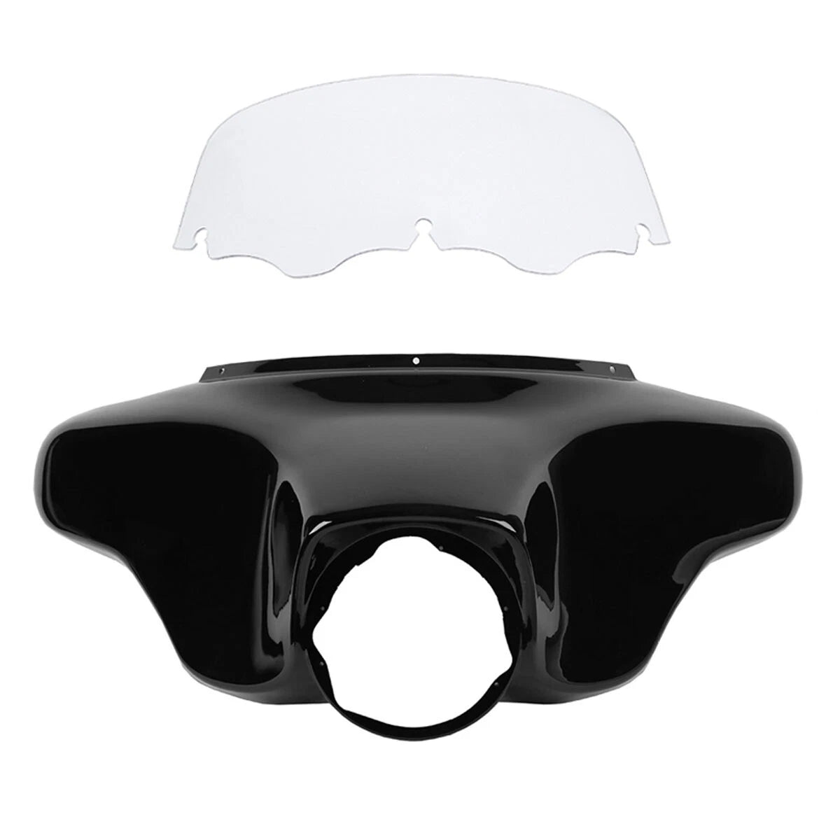 Batwing Fairing 8" Clear Windshield for Harley Electra Glide (1996–2013)