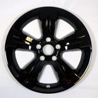 Wheel Skins Set of 4 17 Inch Gloss Black for Dodge Caliber (2010–2012)