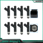 Set of 8 Fuel Injectors for Ford F-150 2004-2008, E-150/E-250 2004-2009