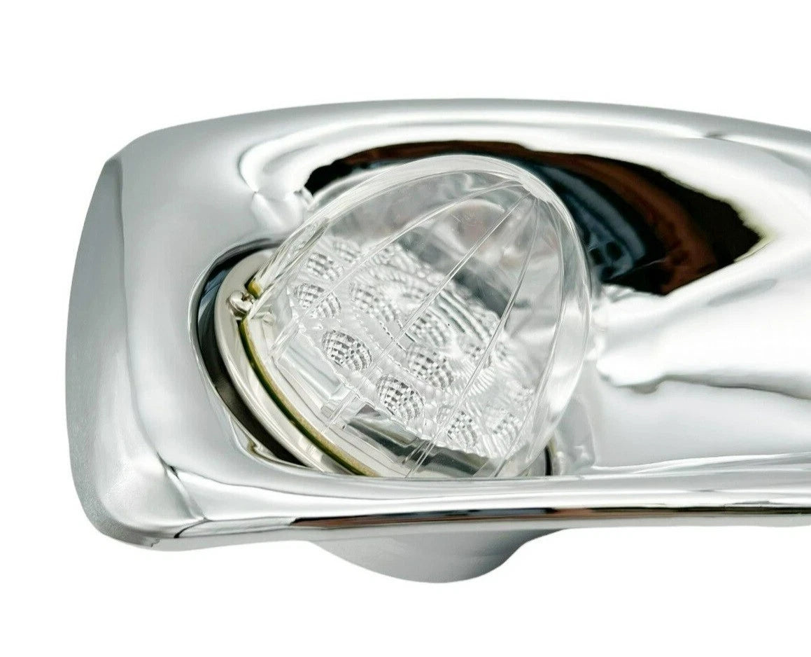 RH Fog Light Lamp Bezel with Amber LED for Kenworth T660 (2007–2017)