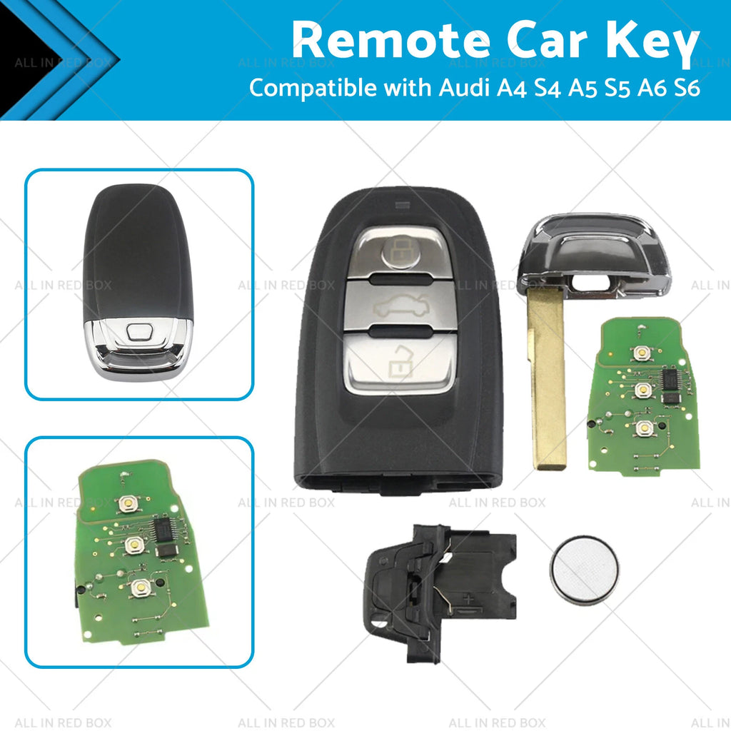 Complete Remote Key Fob 8K0 959 754 G for Audi A4 S4 A5 S5 A6 S6 (2008–2016)