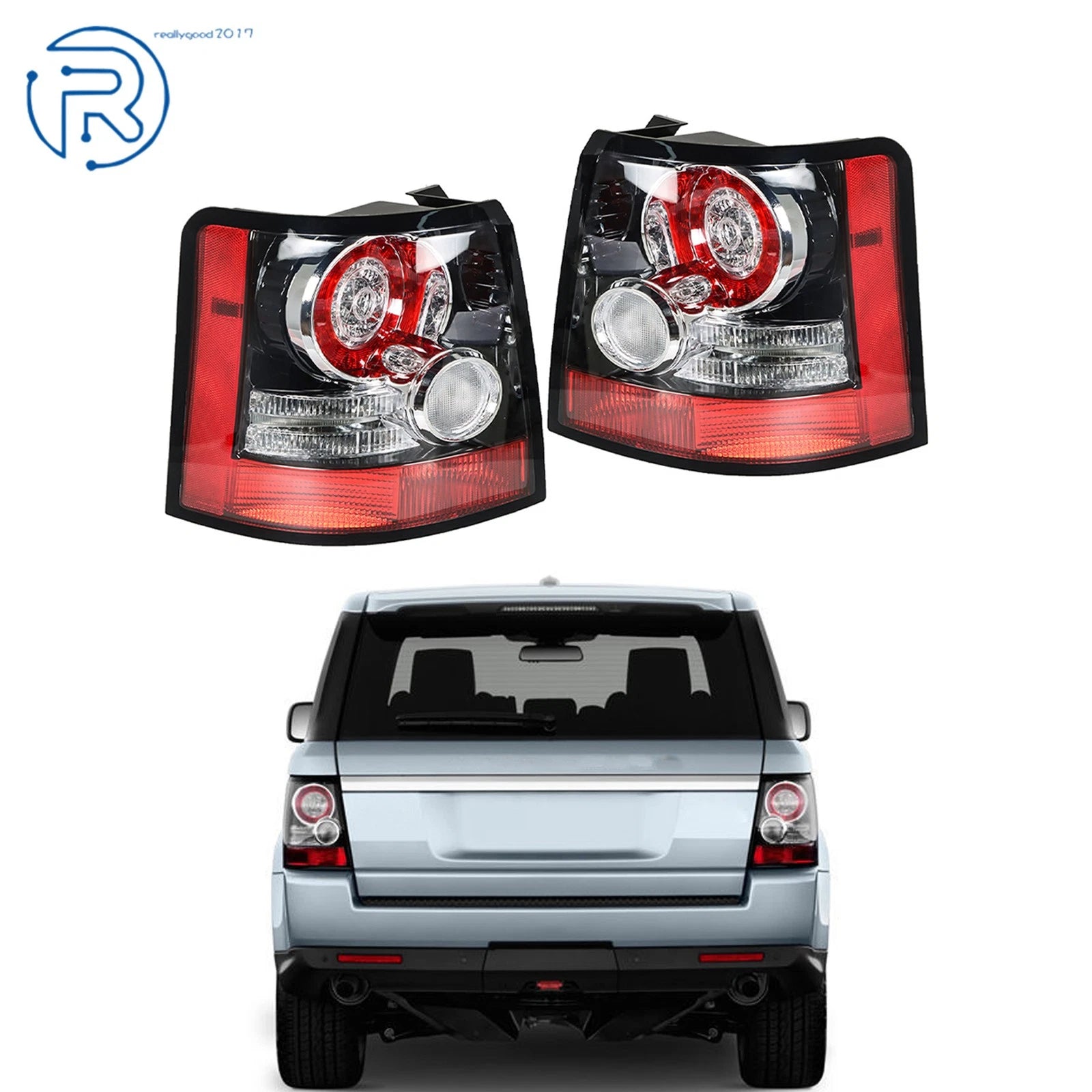Set of 2 Rear Tail Light Brake Lamps for Land Rover Range Rover Sport (2005–2013)