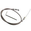 36" Stainless Steel Braided Throttle Cable for Chevy LS1 (2000–2006)