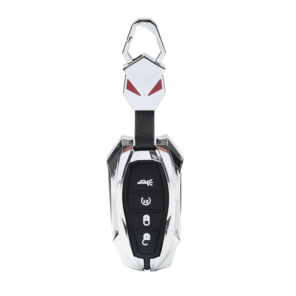 Silver Key Fob Cover Protector Case for Dodge Ram 1500 (2019-2024)