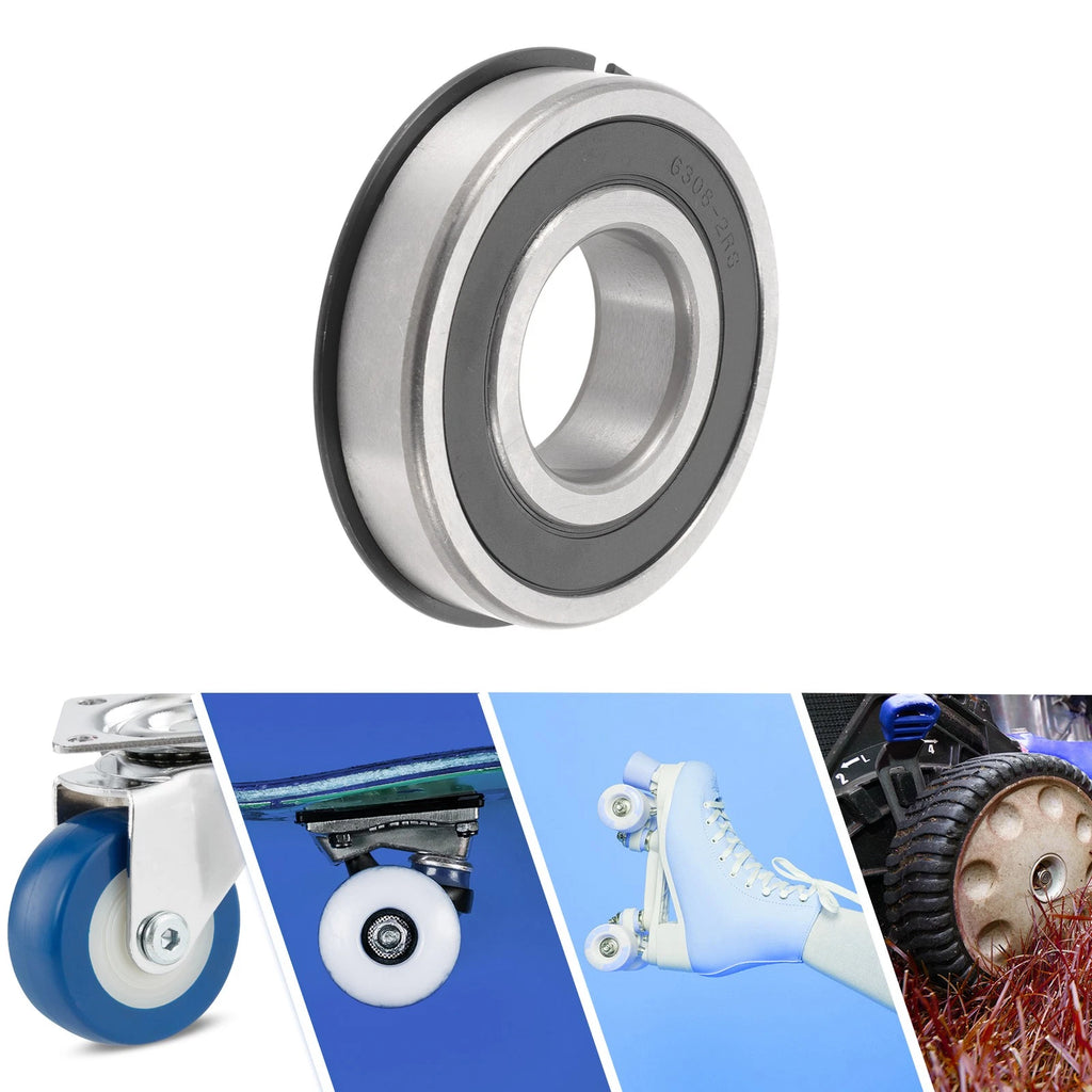 Deep Groove Ball Bearing 6308NR2RS for Scooter Skateboard Wheel (40x90x23mm)
