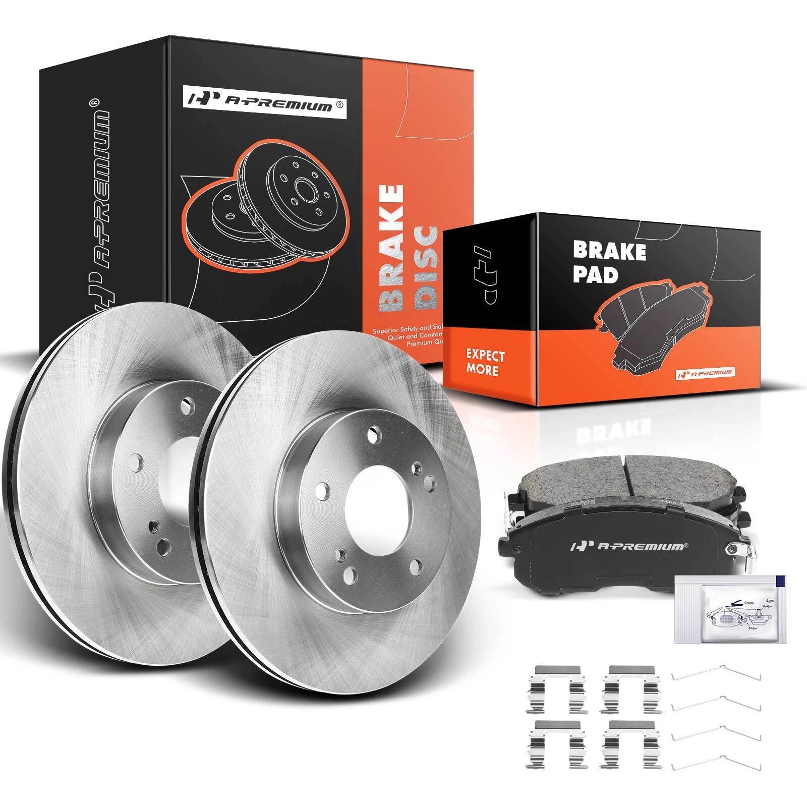Front Disc Brake Rotors & Ceramic Pads for Nissan Maxima (1989–1999)