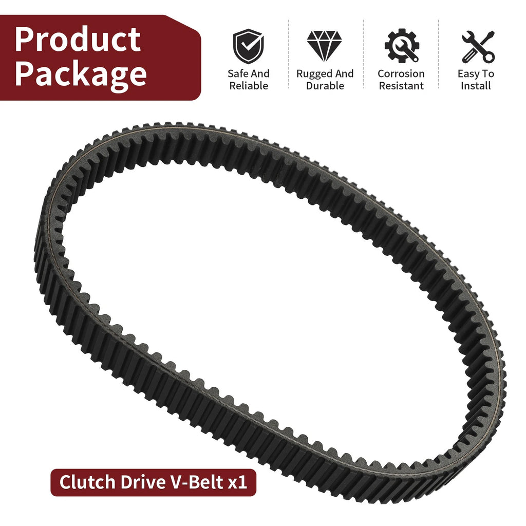 Clutch Drive Belt for Yamaha Wolverine RMAX4 RMAX2 1000 (2021–2024) B4J-17641-00-00