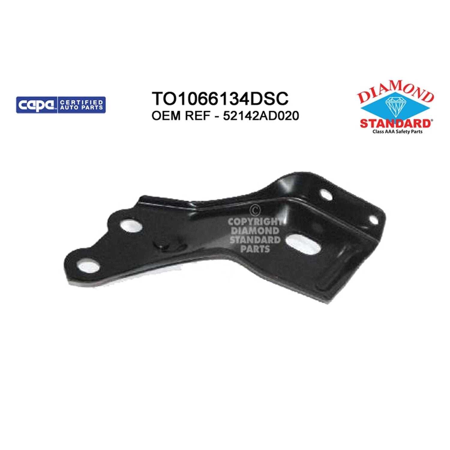Replacement Steel Front Driver Side Outer Bumper Support Arm (See Fitment Chart)