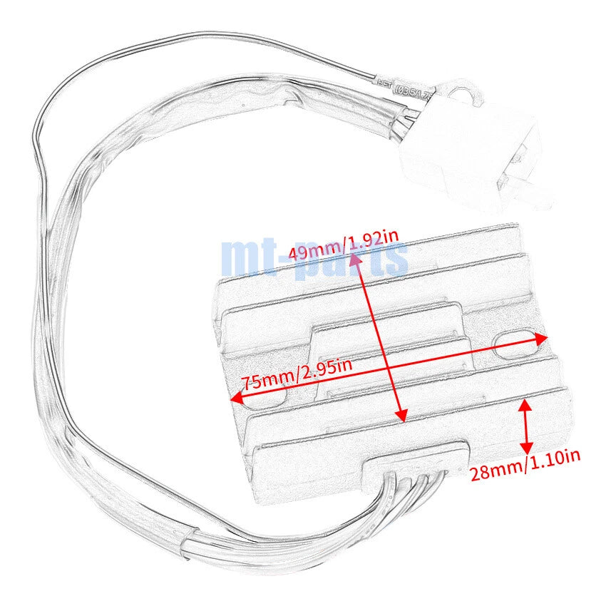 Voltage Regulator Rectifier for Suzuki GS1000G (1980), GS1000GT (1996), GS1000GX (1999)