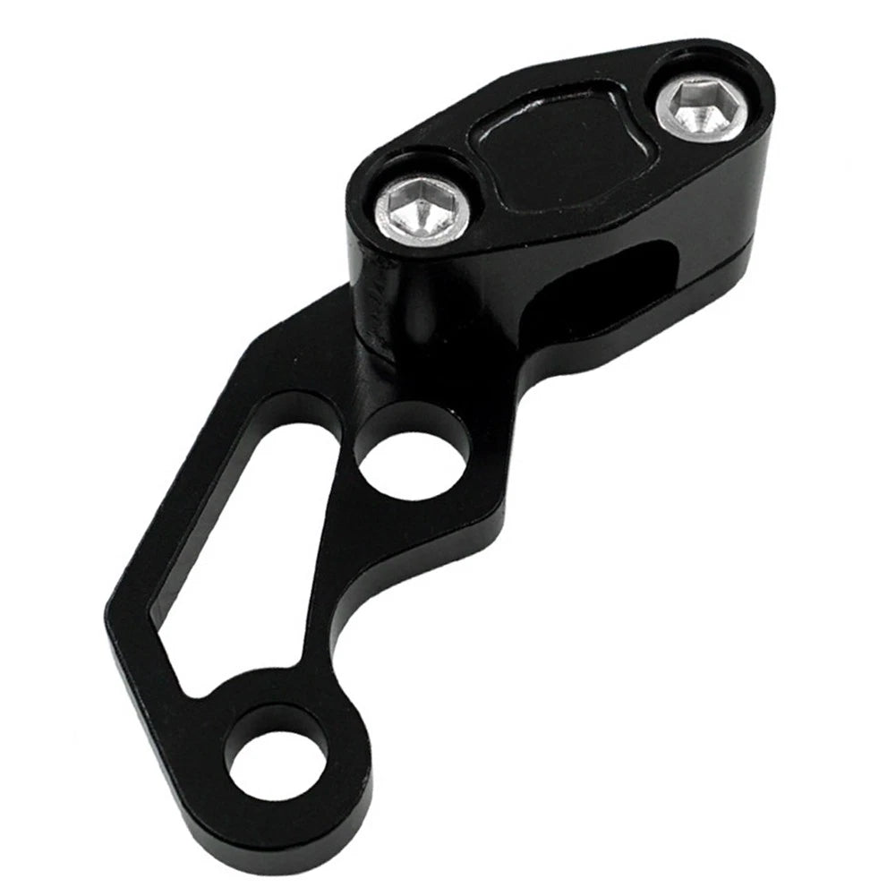 Brake Line Clamp Protector for Universal Fit Motor Bikes - Aluminum Black