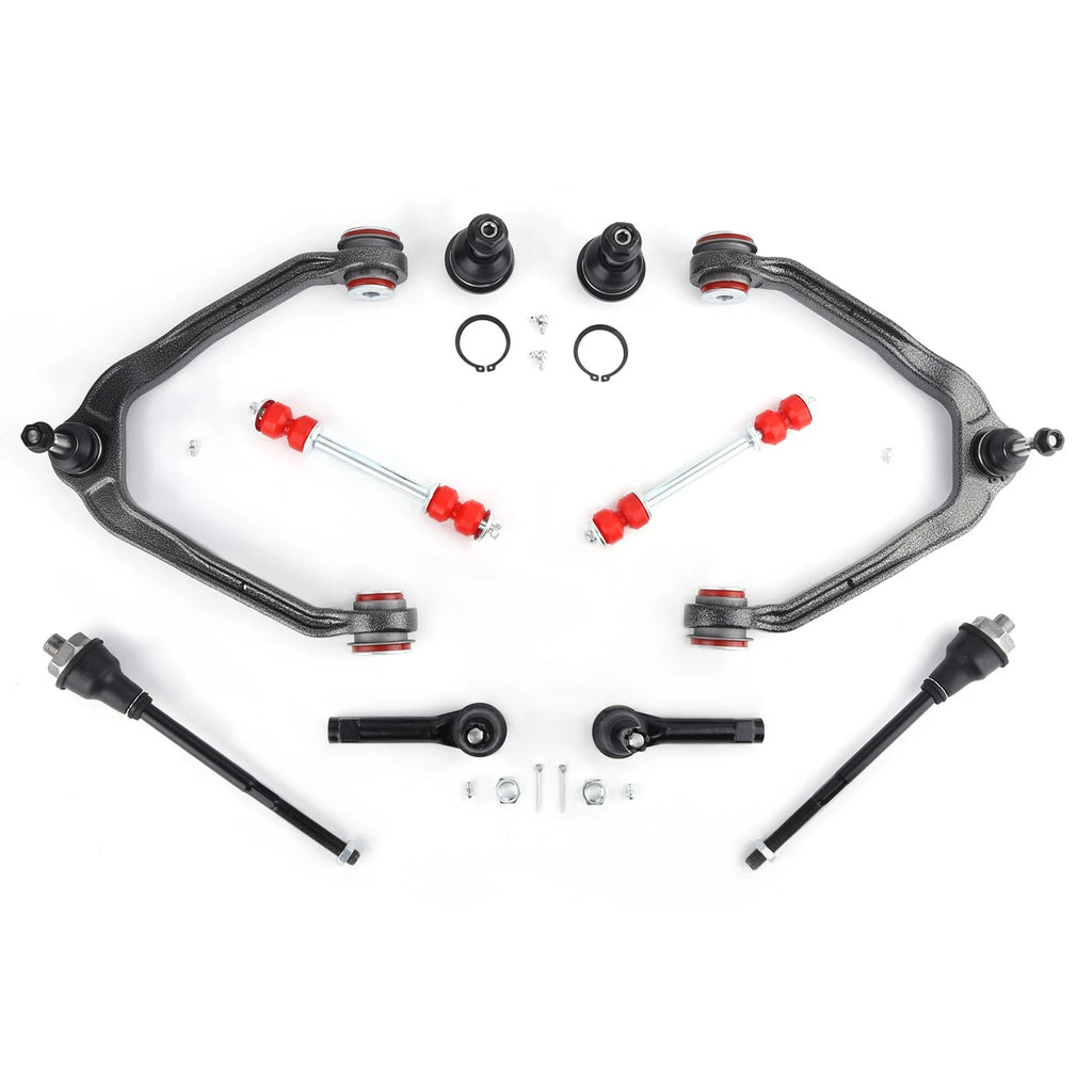 10Pc Front Upper Control Arms Kit w/PU Bushing for GMC Yukon (2001–2006)
