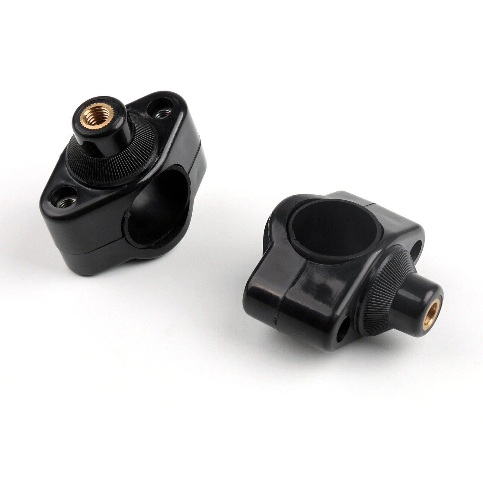 Set of 2 Windshield Mounting Hardware Handlebar Clamps for