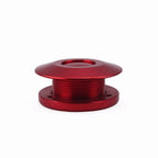 Hood Pins Lock Clip Kit for Universal Vehicles (Red Billet Round)