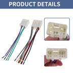 Set of 2 Car Stereo CD Player Wiring Harness 70-7901 for Mazda 323 (1990–1994)