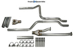 2.5" Dual Exhaust Kit Y Pipe for Toyota Tundra (2009–2013) Chrome Tip