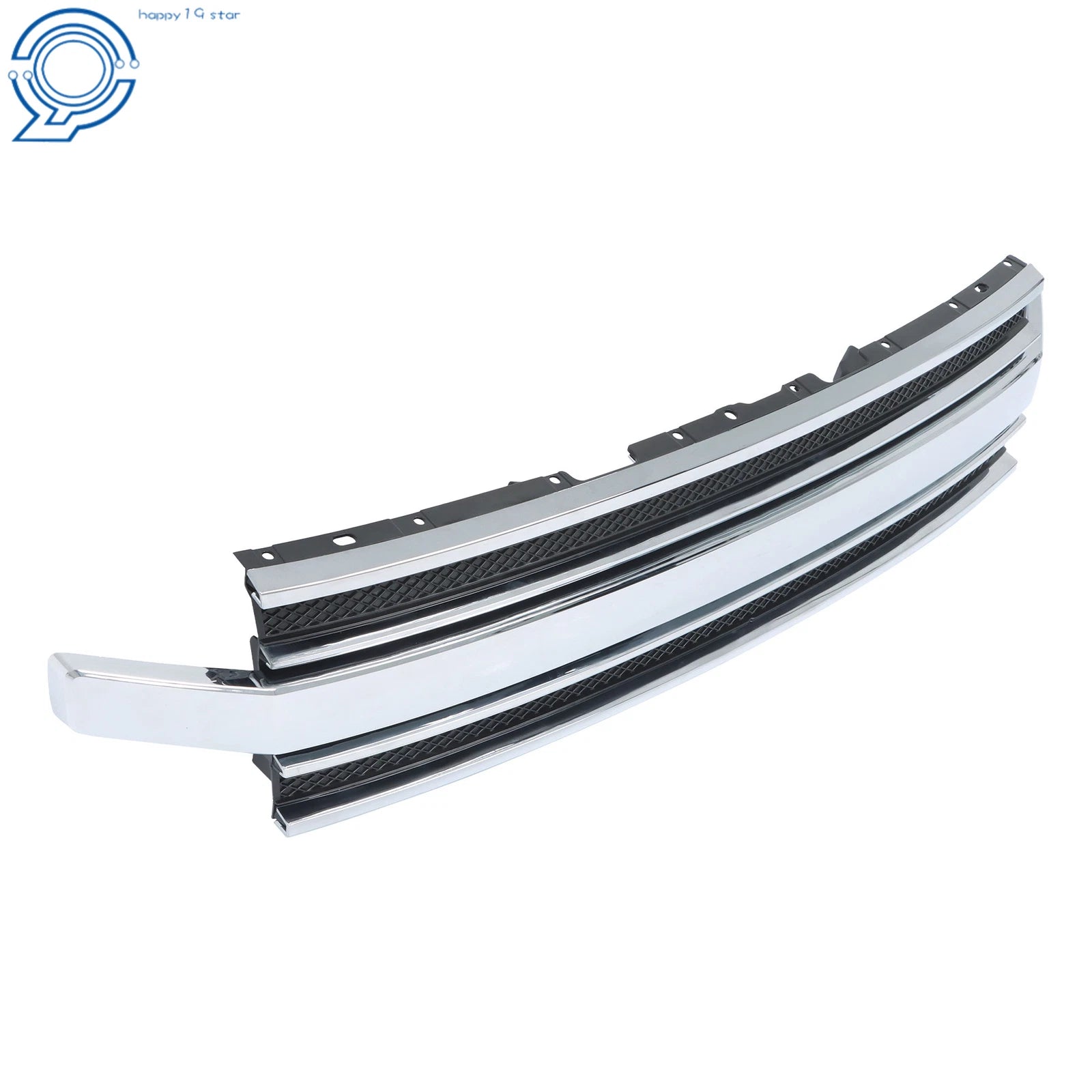 Front Bumper Grille with Chrome Trim for Ford Flex (2013-2019)