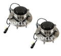 Set of 2 Timken Front Wheel Bearing Hub Kit for Cadillac Chevy (RWD, ABS)