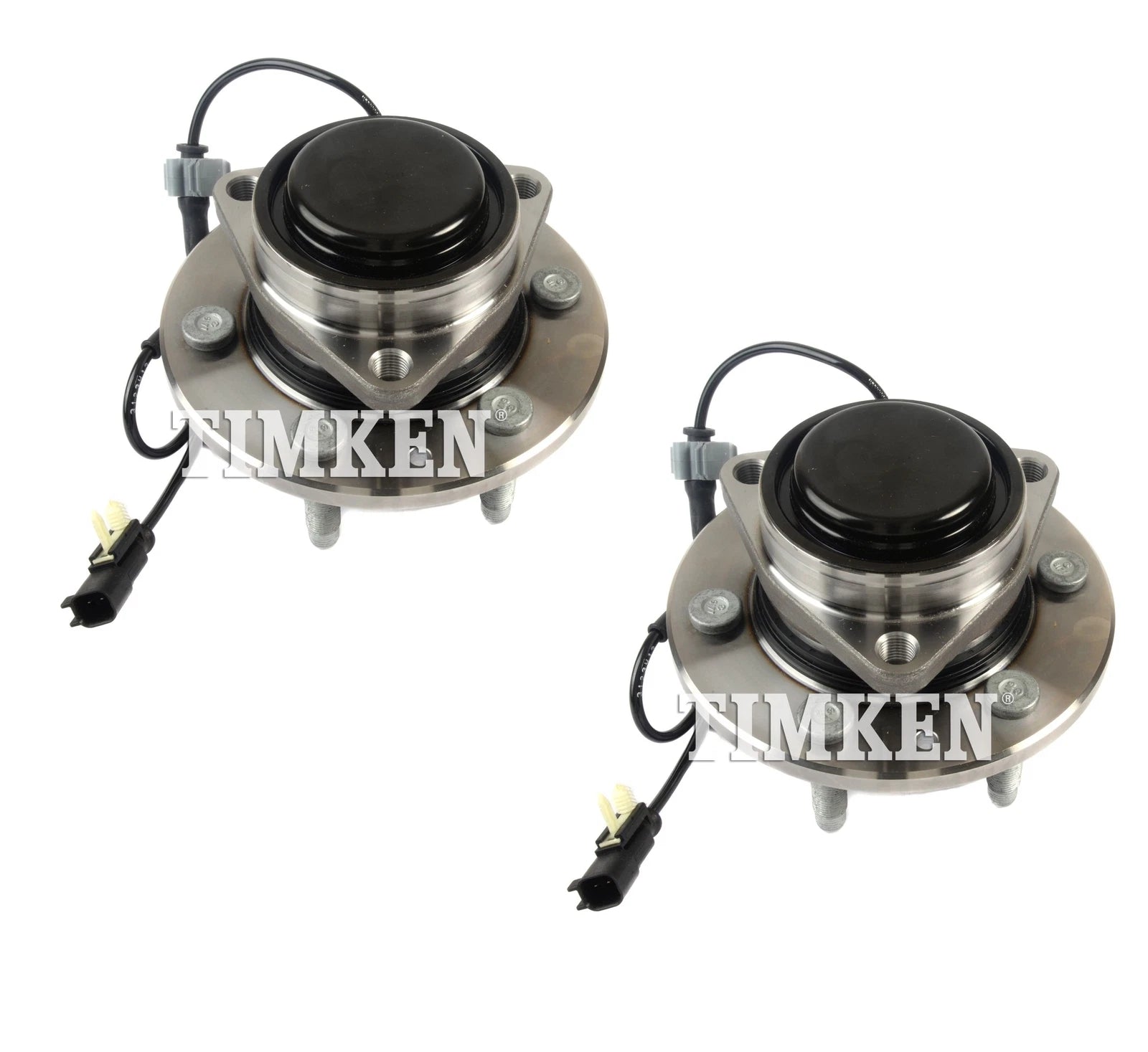 Set of 2 Timken Front Wheel Bearing Hub Kit for Cadillac Chevy (RWD, ABS)