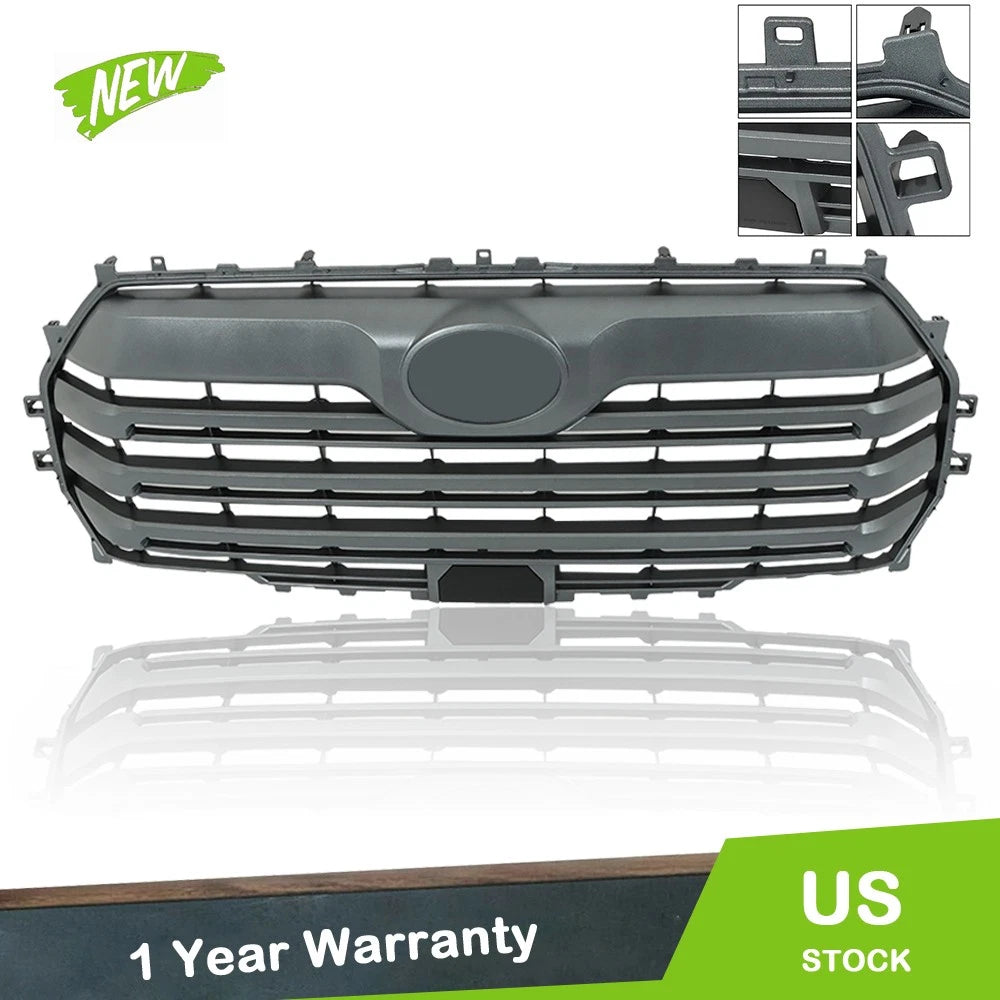 ABS Front Upper Matte Grille for Toyota Tundra (2022–2023)