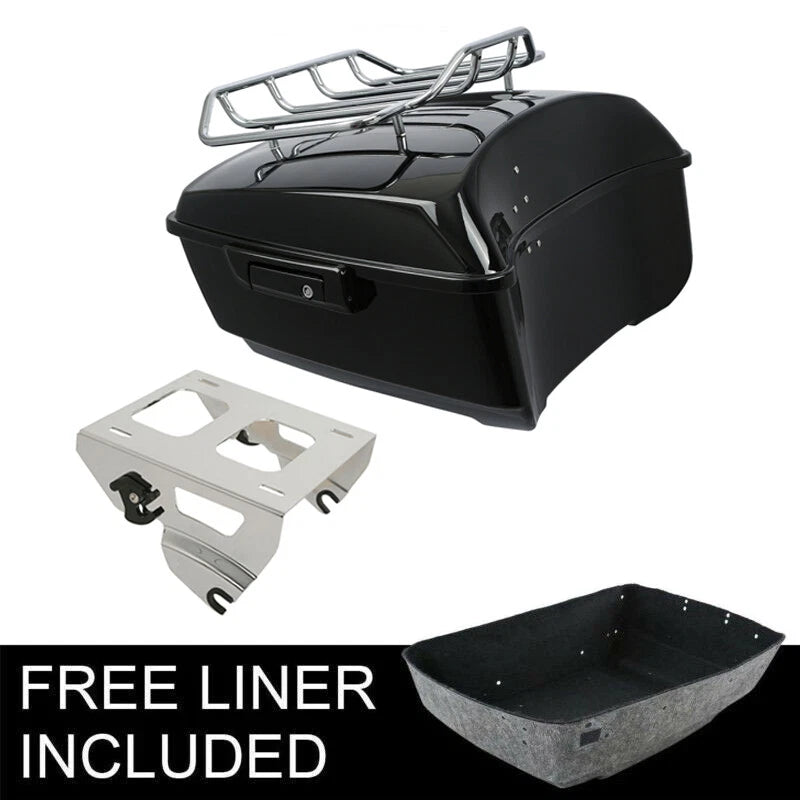 Trunk Luggage Solo Mount Rack for Harley Touring CVO Street Glide (2014–2026)