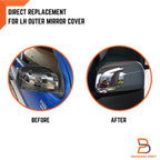 Left Chrome Outer Mirror Cover for Toyota Hilux Ute Vigo (2005-2014)