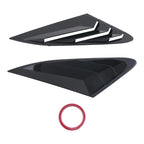 Quarter Window Louvers for Kia K5 (2021-2025) Black