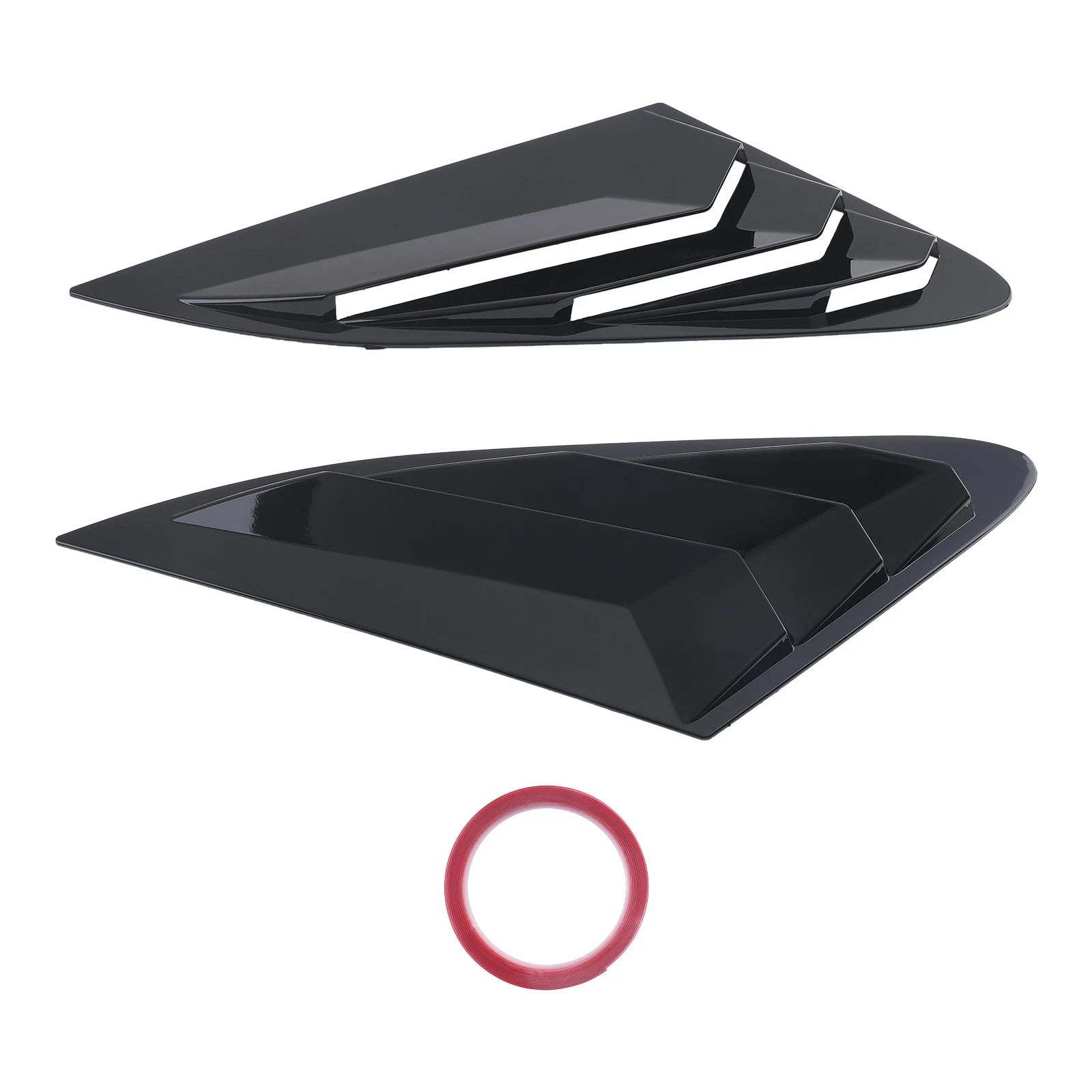 Quarter Window Louvers for Kia K5 (2021-2025) Black