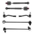 Set of 2 Mevotech Supreme Front Inner Outer Tie Rod Ends & Sway Bar Links for Cadenza (2014–2019)