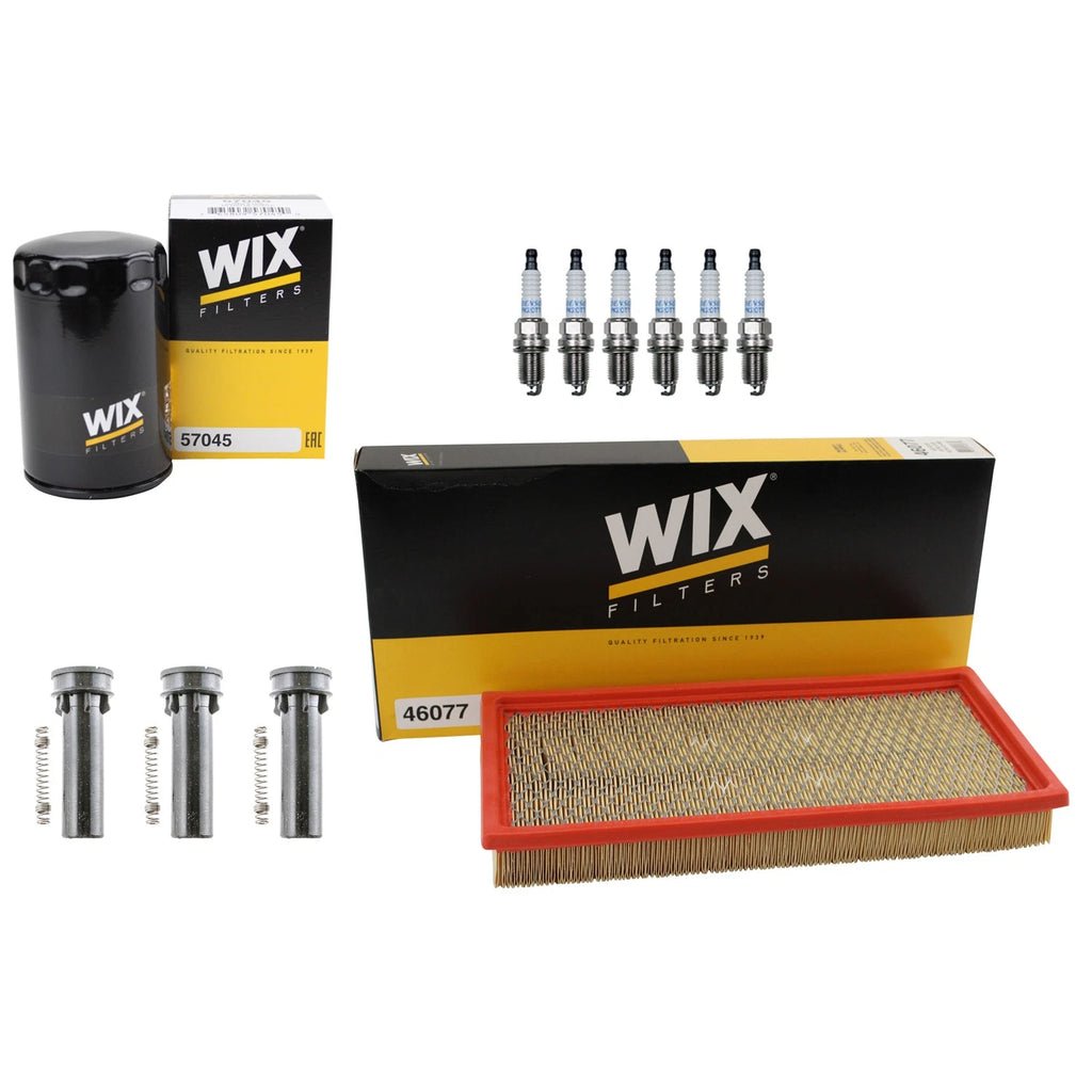 Tune Up Kit with 6 Spark Plugs & Coil Boots for Dodge Dakota Raider (2005–2011)