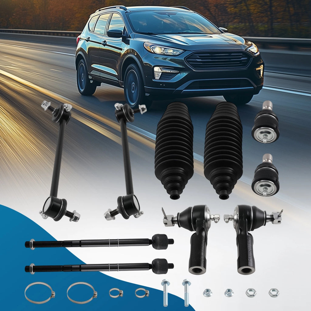 10x Tie Rod Lower Ball Joint Sway Bar for Ford Escape (2001–2004) K80107